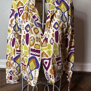 Colorful Geometric Women's Jacket